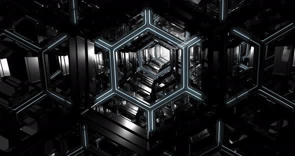 Travelling Through a Futuristic Tunnel alt