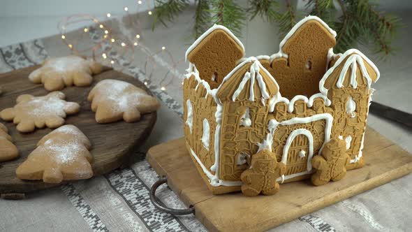 Gingerbread House Christmas Homemade Baking