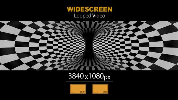 Wide Screen Torus Checkerboard