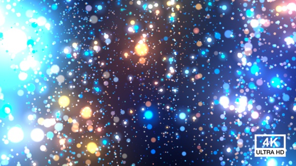 Vj Colorful Stardust Background 4K