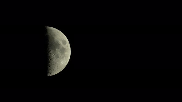 Moon  UHD Close-up. Planet Satellite.