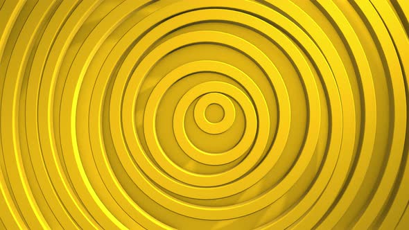Business background rotation of yellow rings