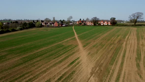 Catthorpe Village Aerial Leicestershire UK Landscape