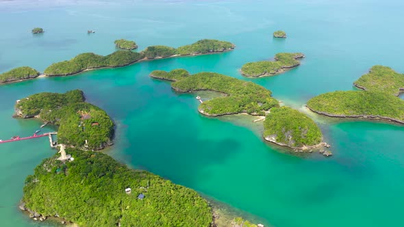 Hundred Islands National Park Pangasinan Philippines