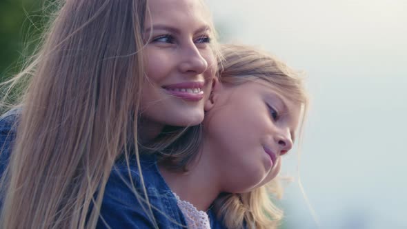 Mother and daughter 