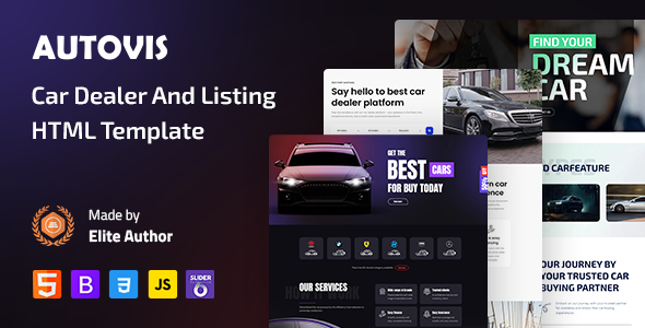 Autovis - Car Dealer Website Template