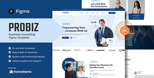 Probiz - Business Consulting Figma Template