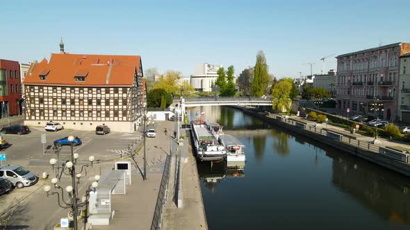 Bydgoszcz Canal connecting Vistula to Oder Poland