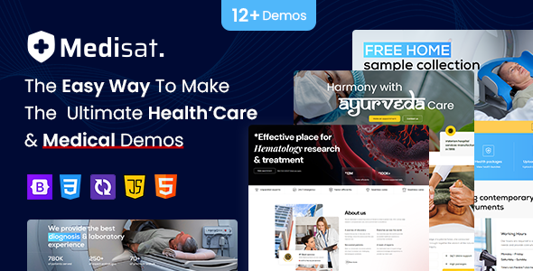 Medisat - Health & Medical HTML Template