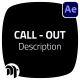 Call Outs Description - VideoHive Item for Sale
