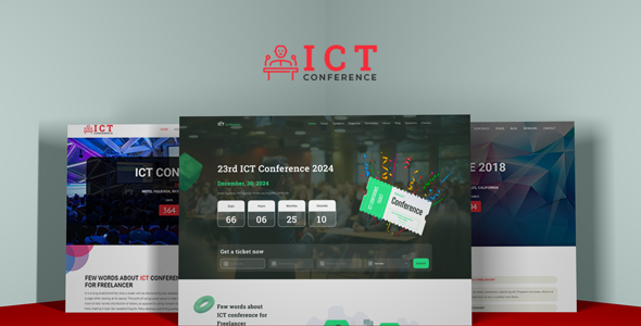 ICT - Conference HTML Template