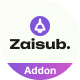Zaisub - Subscription & Billing management SAAS Addon. - CodeCanyon Item for Sale
