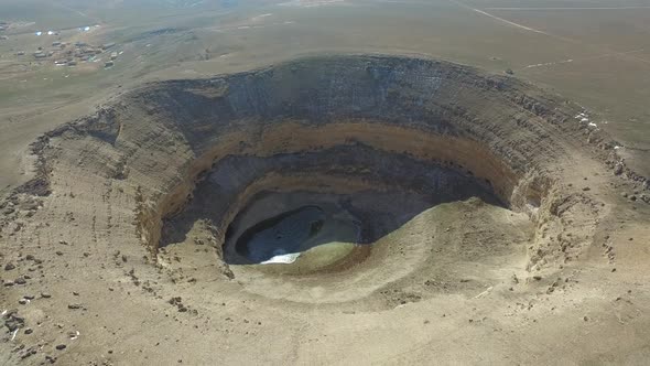 Sinkhole Pit Resulting From Collapse in Hole Cave