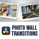 Photo Wall Transitions for DaVinci Resolve - VideoHive Item for Sale
