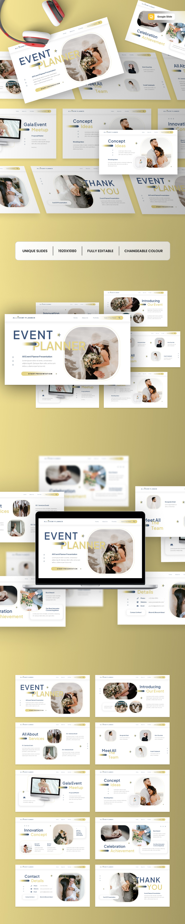 All Event - Event Planner Google Slide Template