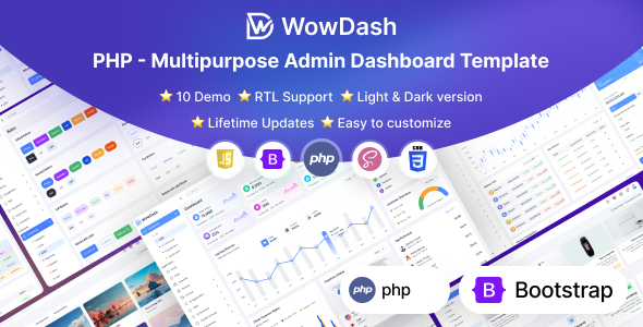 WowDash - PHP - Multipurpose Admin Dashboard Template