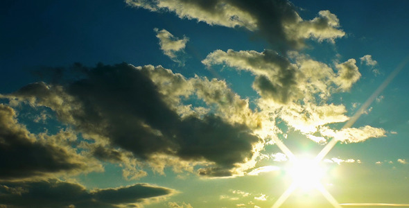 Sunset and the Clouds Time Lapse alt