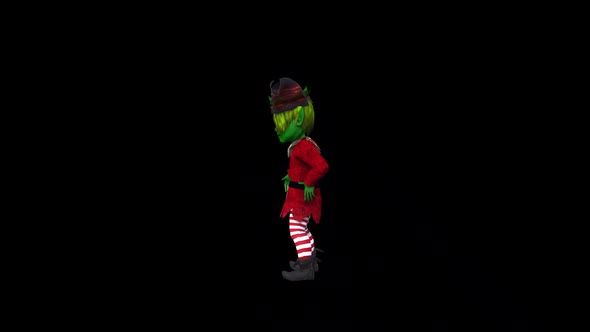 Green Elf Dance 4 – Christmas Concept