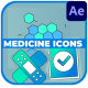 Medicine Icons And Titles for After Effects - VideoHive Item for Sale