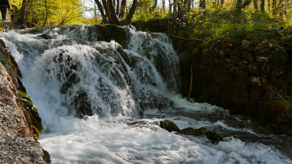 Breathtaking Waterfalls of the Plitvice Lakes National Park Famous Tourist Spot