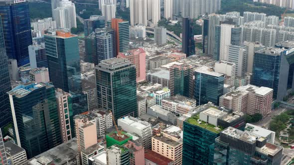 Hong Kong downtown city