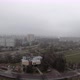 Panorama timelapse shot of city in foggy day - VideoHive Item for Sale