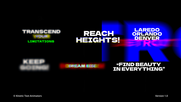 Kinetic Text Animator | AE alt