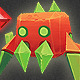 Low Poly Space Invader Alien 03 - 3DOcean Item for Sale