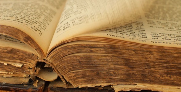 Turning Pages of Medieval Bible