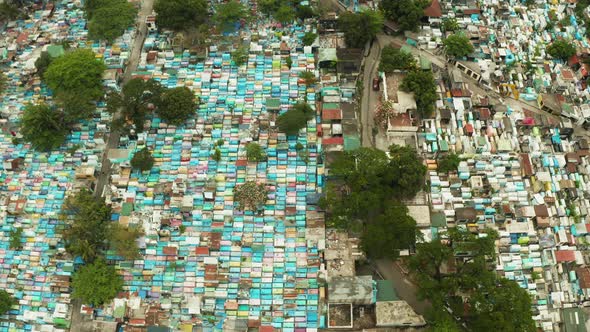 Manila North Cemetery Aerial View