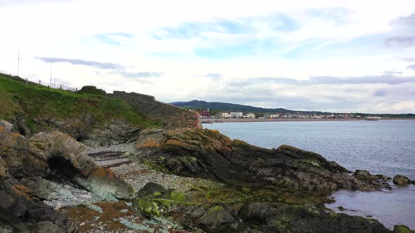 Aerial View of Bray Head in County Wicklow Ireland