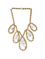 Big diamonds tears gold necklace - PhotoDune Item for Sale