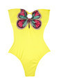 Yellow swimsuit with big glitter butterfly - PhotoDune Item for Sale