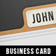 Folder Style Business Card - GraphicRiver Item for Sale
