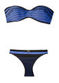 Bandeau striped indigo bikini - PhotoDune Item for Sale
