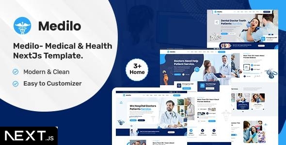 Medilo- Medical, Hospital & Dental NextJs Template