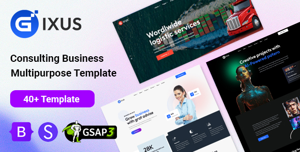 Gixus - Consulting Business HTML Template