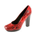 Python square toe red high heel - PhotoDune Item for Sale