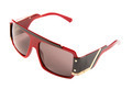 Rimmed red black and golden sunglasses - PhotoDune Item for Sale