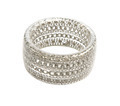 Silver chains in transparent plastic bangle - PhotoDune Item for Sale