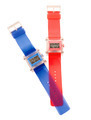 Red and blue simple translucent silicone watches - PhotoDune Item for Sale
