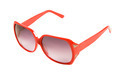 Red rimmed sunglasses with mirror ornaments - PhotoDune Item for Sale
