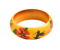 Hand made flowers and hummingbirds bangle - PhotoDune Item for Sale