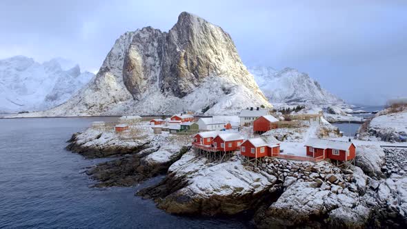 Hamnoy Village on Lofoten Islands, Norway