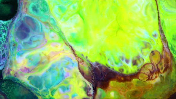 Abstract Colorful Invert Sacral Paint  Exploding Texture 872