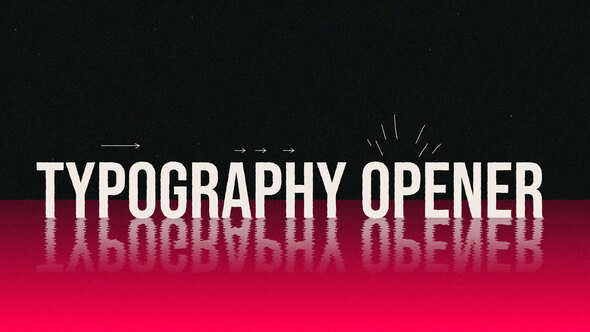 Modern Typography Opener Video alt