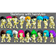 Skeletons with hairstyles - 3DOcean Item for Sale