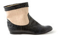 Crocodile and raffia ankle boot - PhotoDune Item for Sale