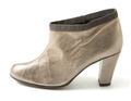 Silver leather high heeled bootie - PhotoDune Item for Sale