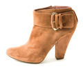 Suede belted high heel bootie - PhotoDune Item for Sale